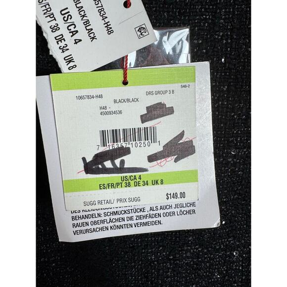 NWT Anne Klien Tweed Black Sequined Fitted Knee Length 4 Luxury Formal MSRP $149 - Picture 4 of 13